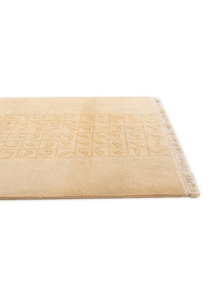 Detail image of 4' 1 x 5' 10  Hand Knotted Nepal Wool Rug