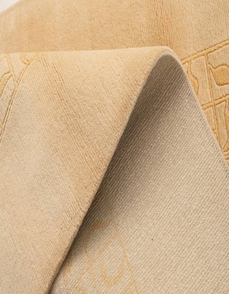 Detail image of 4' 1 x 5' 10  Hand Knotted Nepal Wool Rug