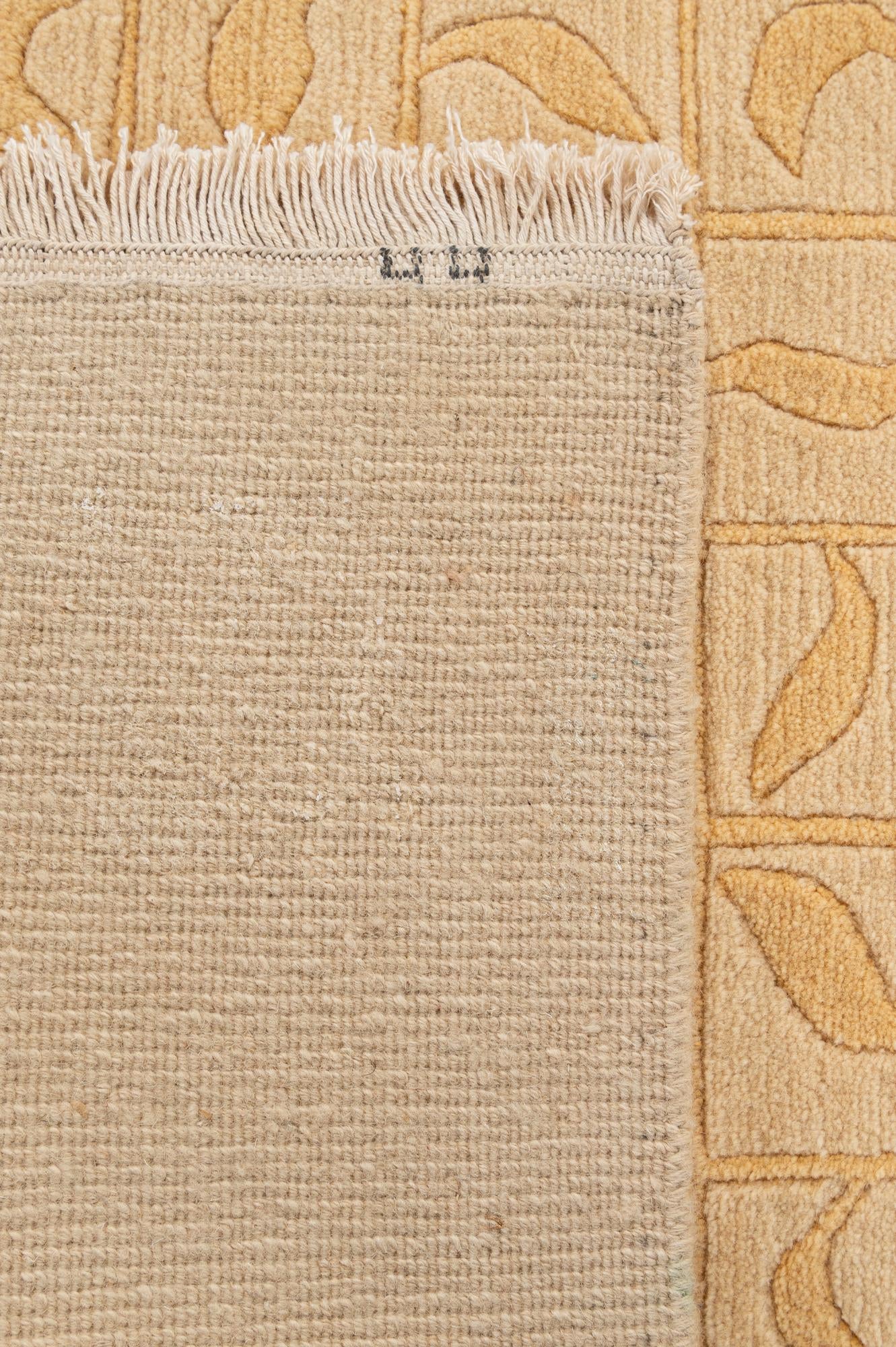 4' 1 x 5' 10 Hand Knotted Nepal Wool Rug
