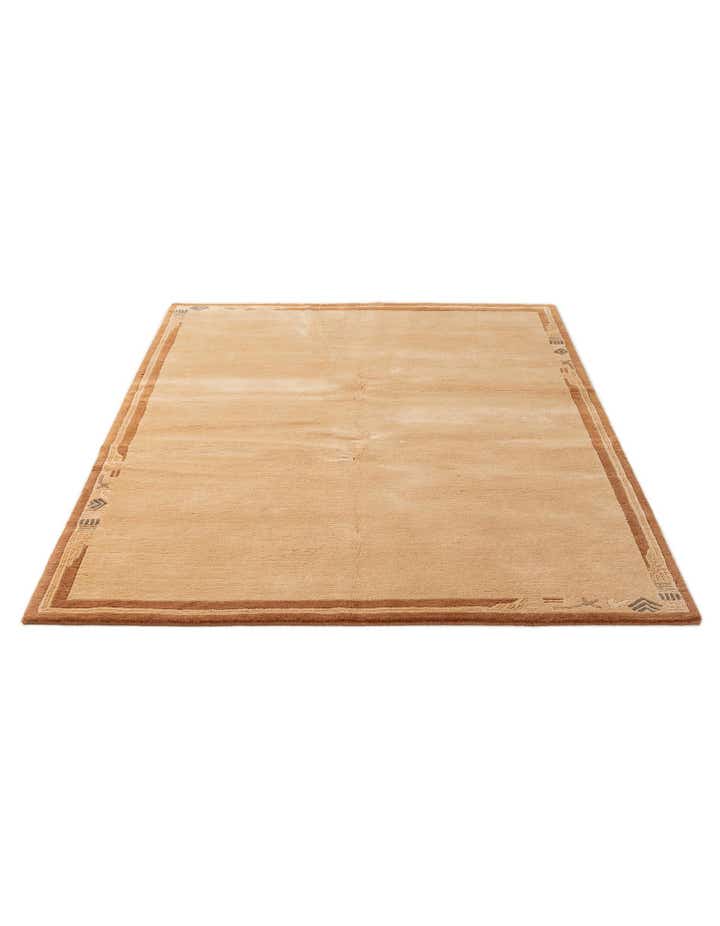 4' 8 x 6' 8 Hand Knotted Nepal Wool Rug