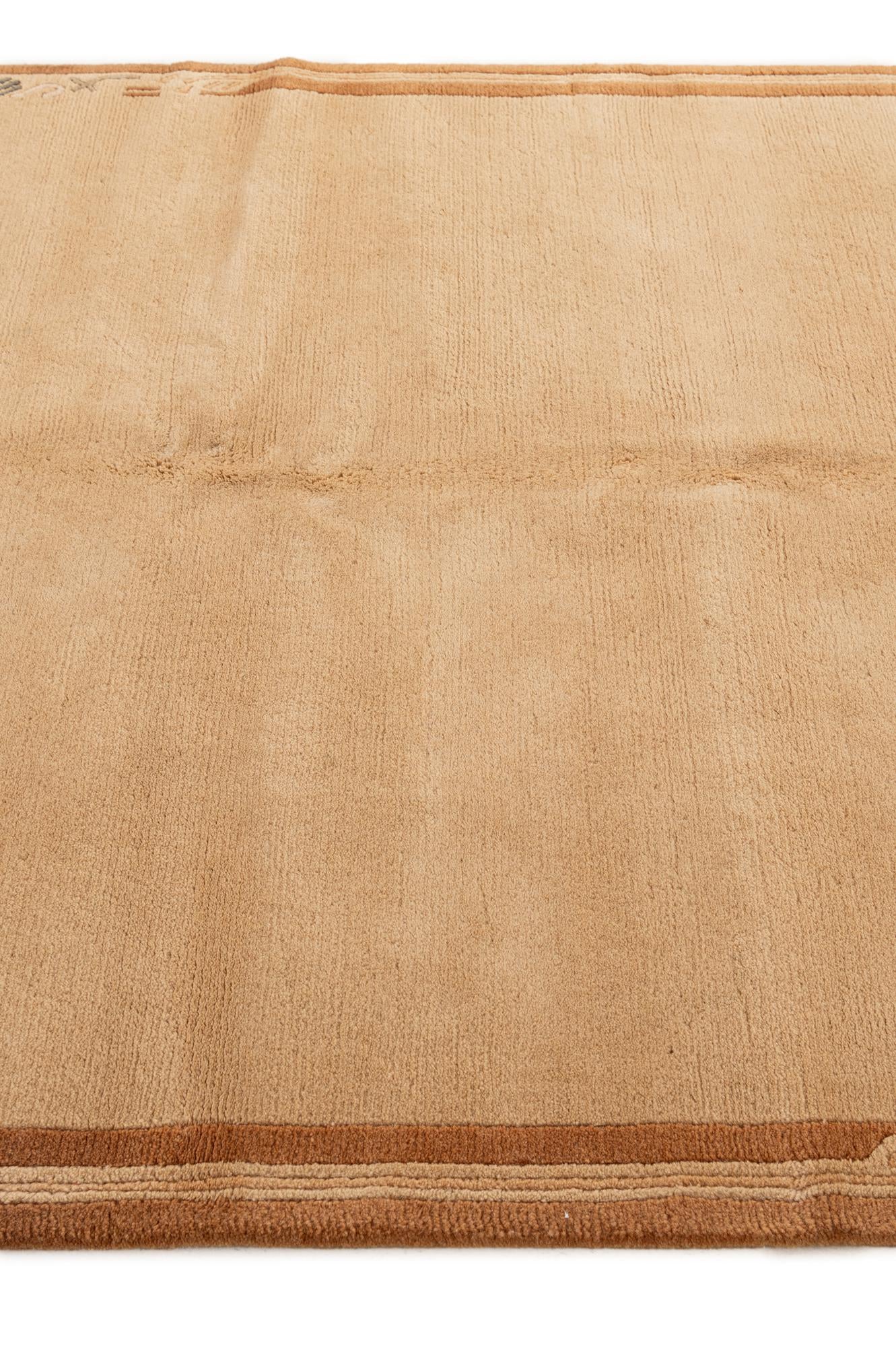 4' 8 x 6' 8 Hand Knotted Nepal Wool Rug