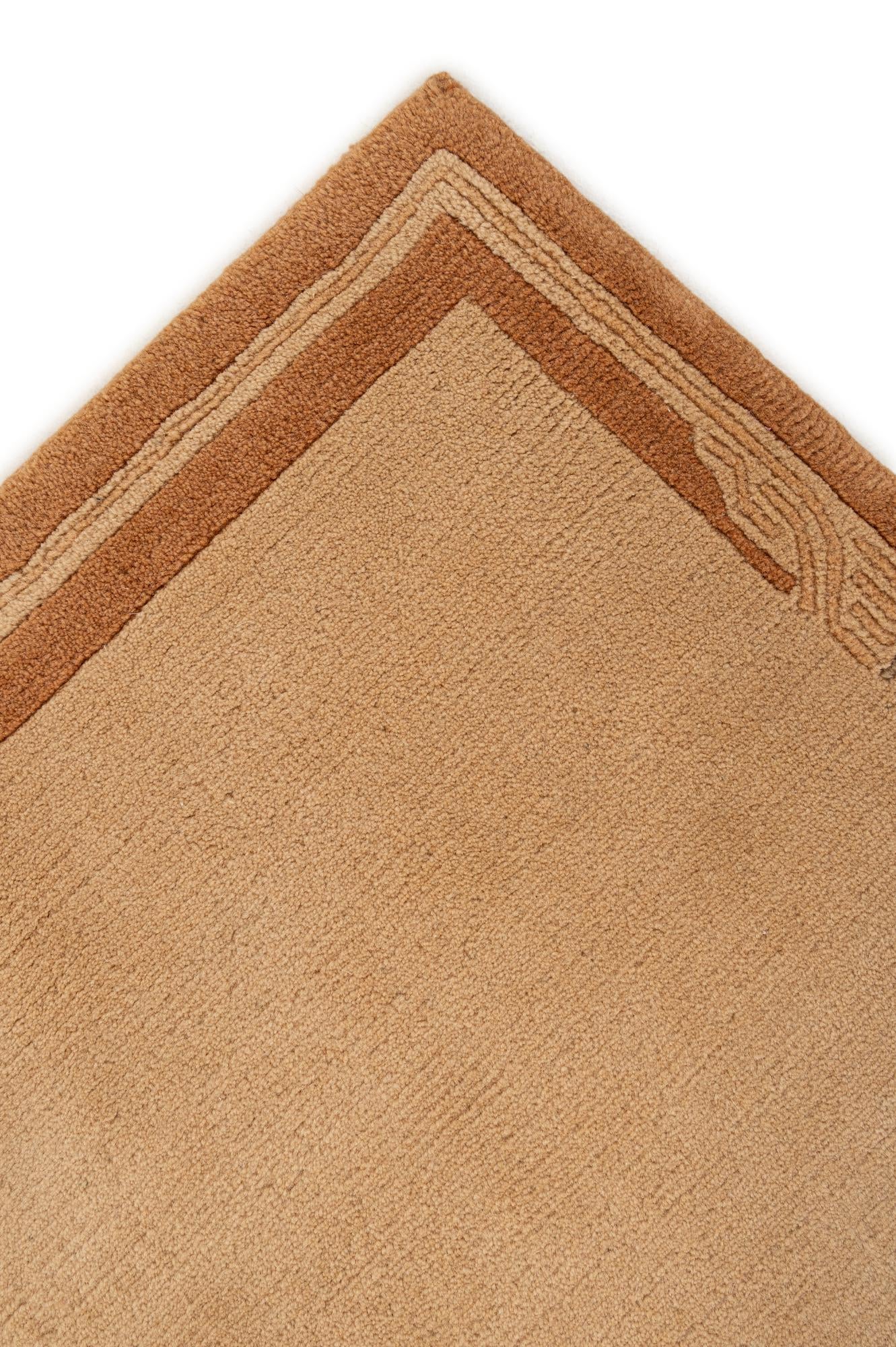 4' 8 x 6' 8 Hand Knotted Nepal Wool Rug