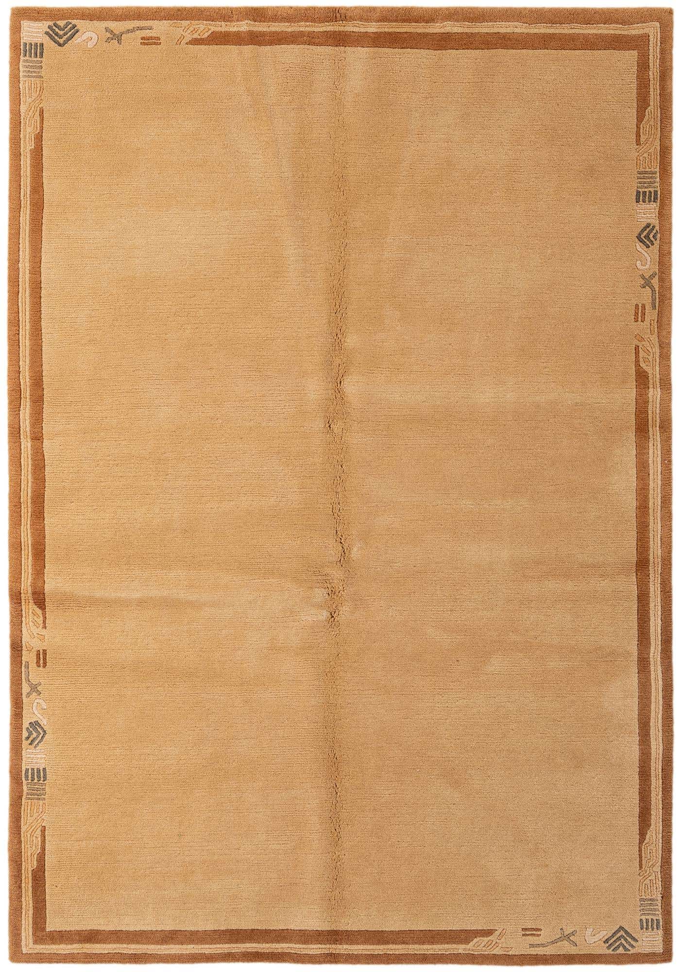 4' 8 x 6' 8 Hand Knotted Nepal Wool Rug