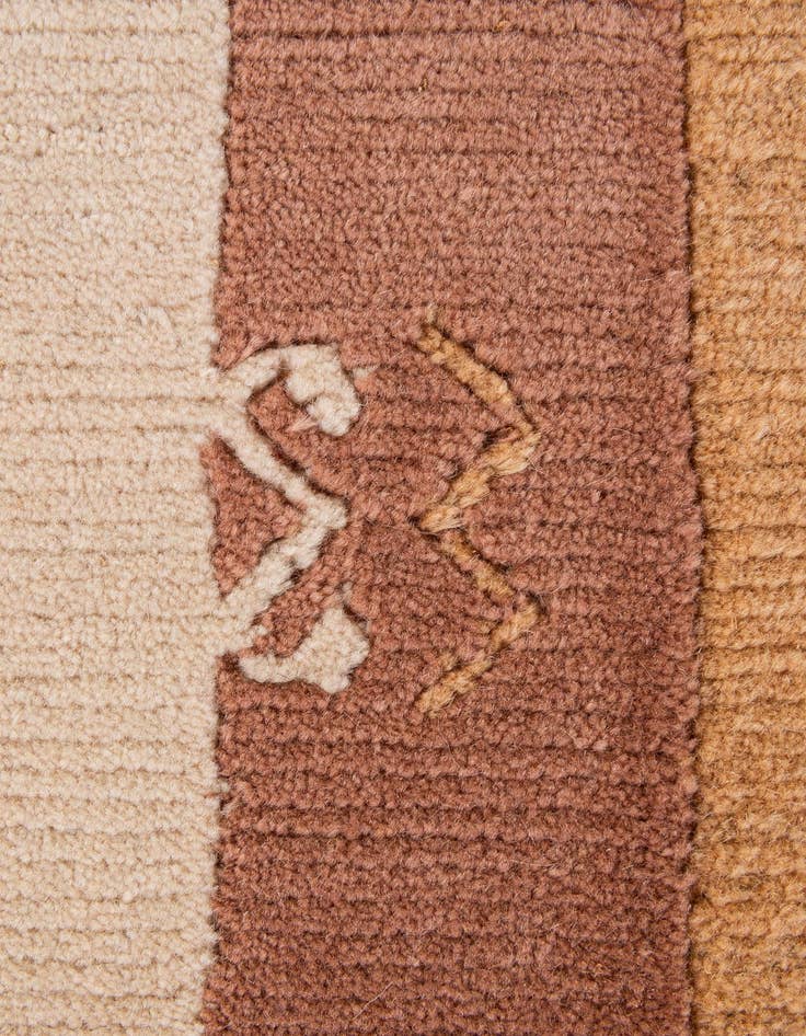 Detail image of 3' 1 x 5'  Hand Knotted Nepal Wool Rug