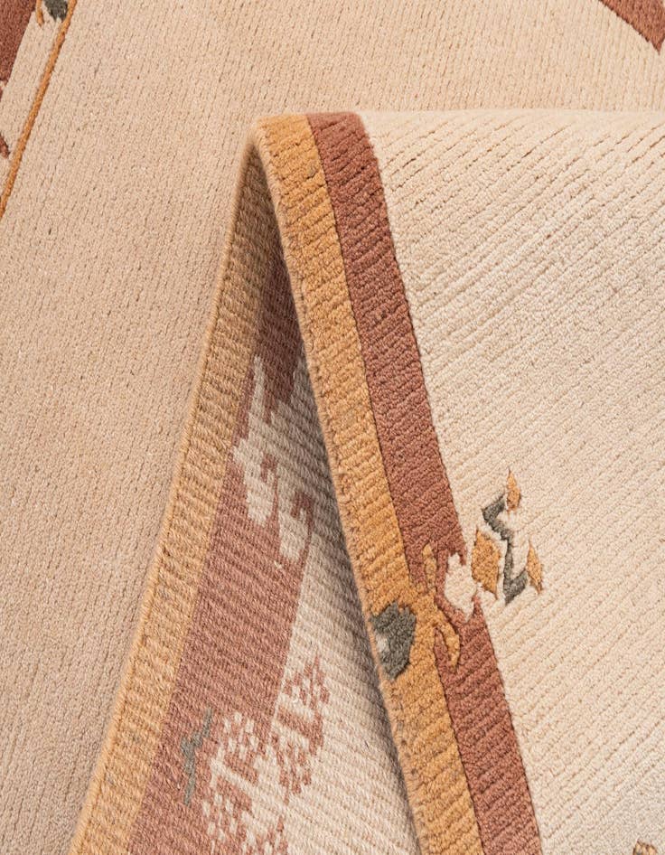 Detail image of 3' 1 x 5'  Hand Knotted Nepal Wool Rug