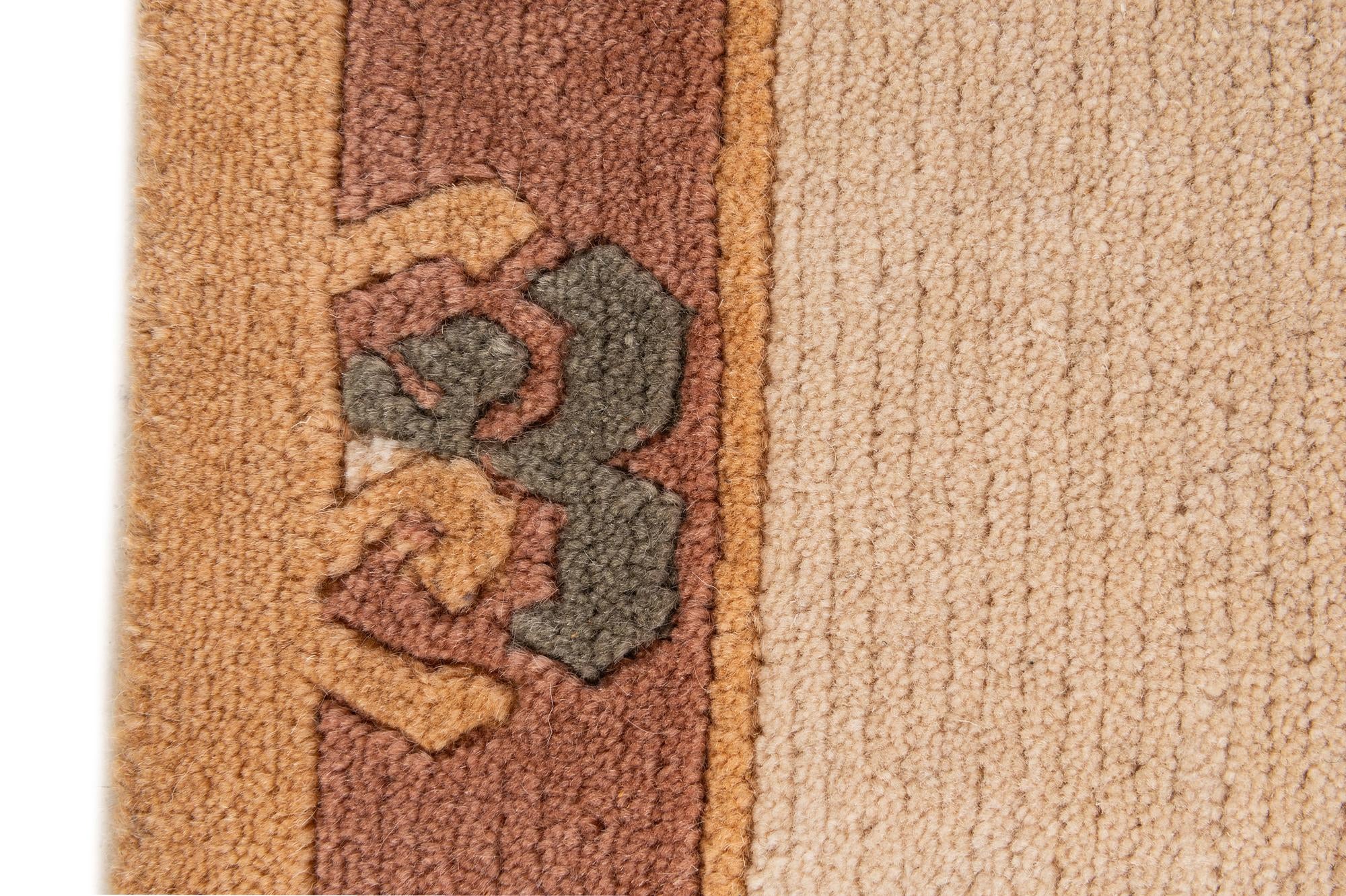 3' 1 x 5' Hand Knotted Nepal Wool Rug