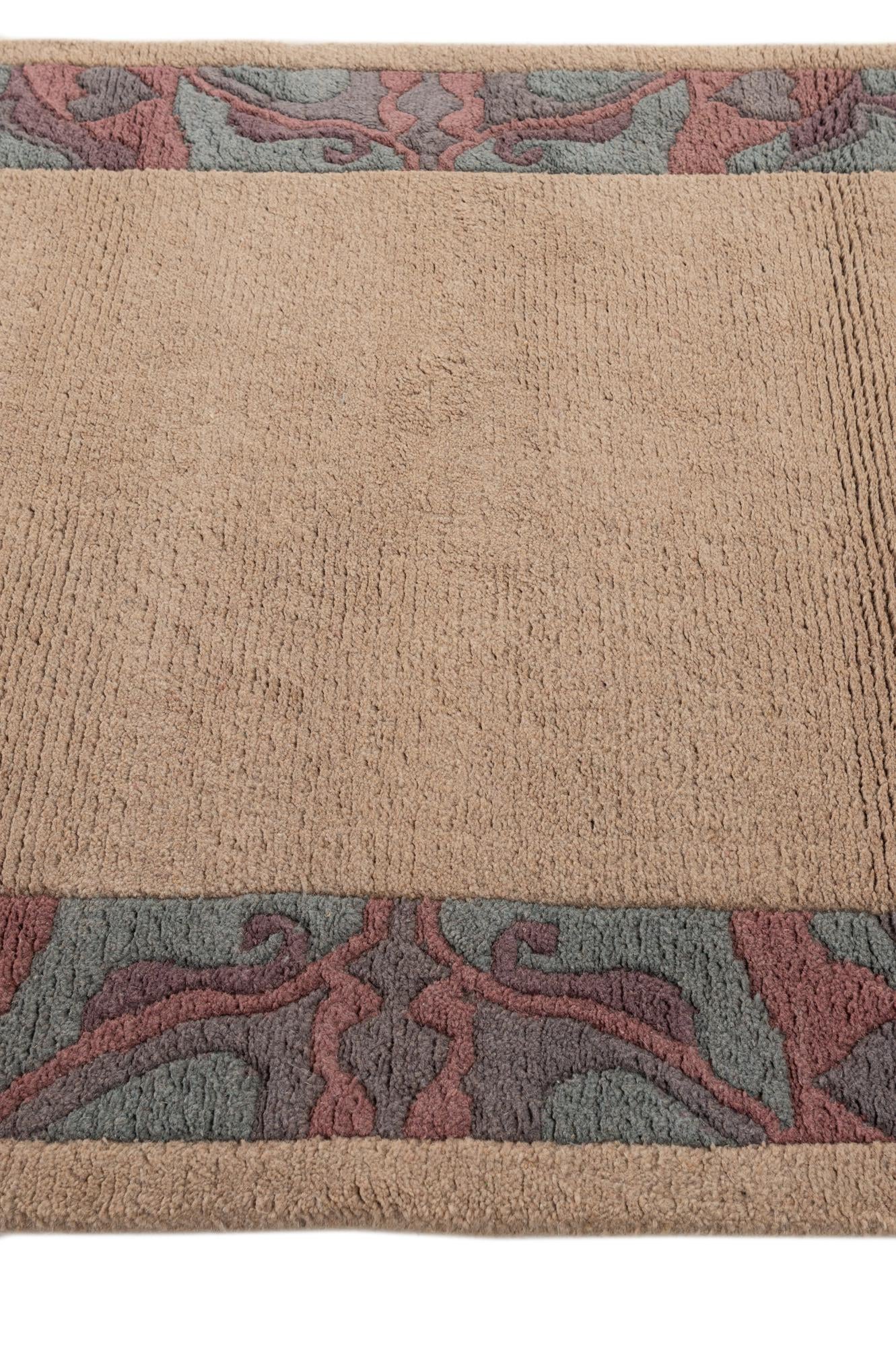 3' 11 x 5' 10 Hand Knotted Nepal Wool Rug