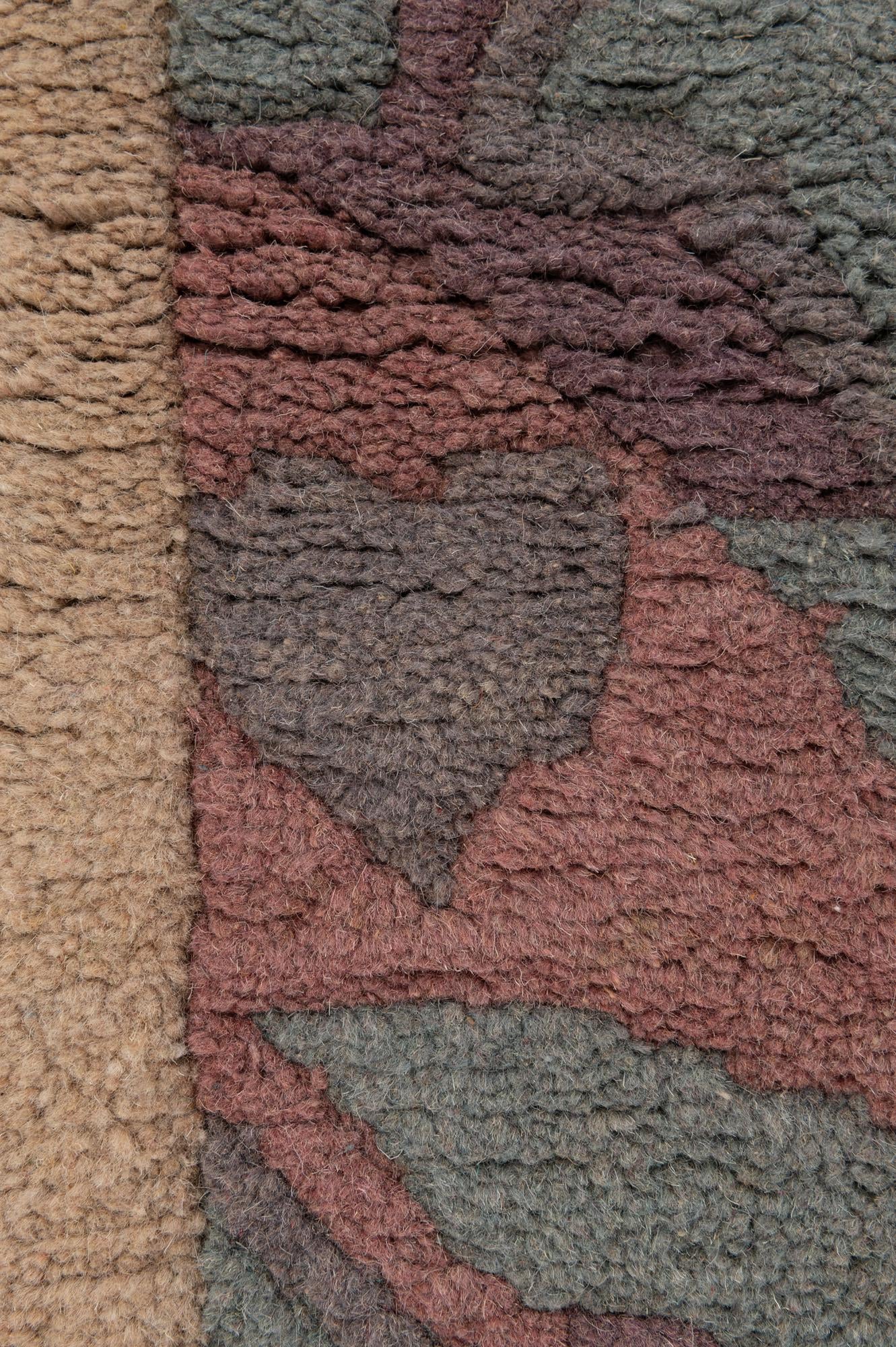 3' 11 x 5' 10 Hand Knotted Nepal Wool Rug