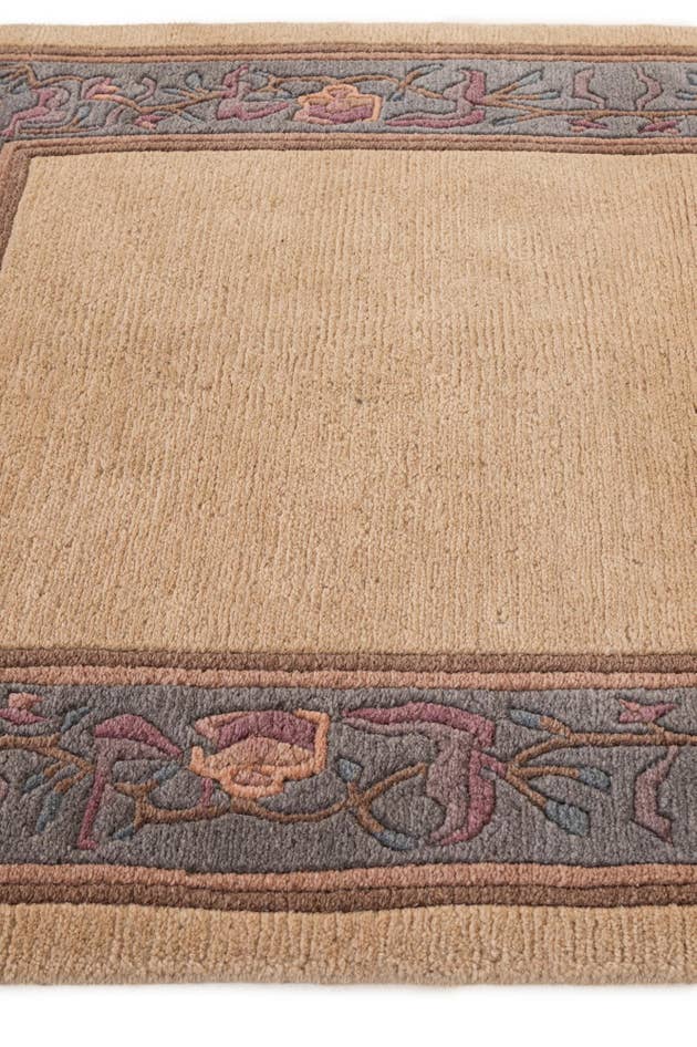 Detail image of 3' 1 x 5' 4 Hand Knotted Nepal Wool Rug