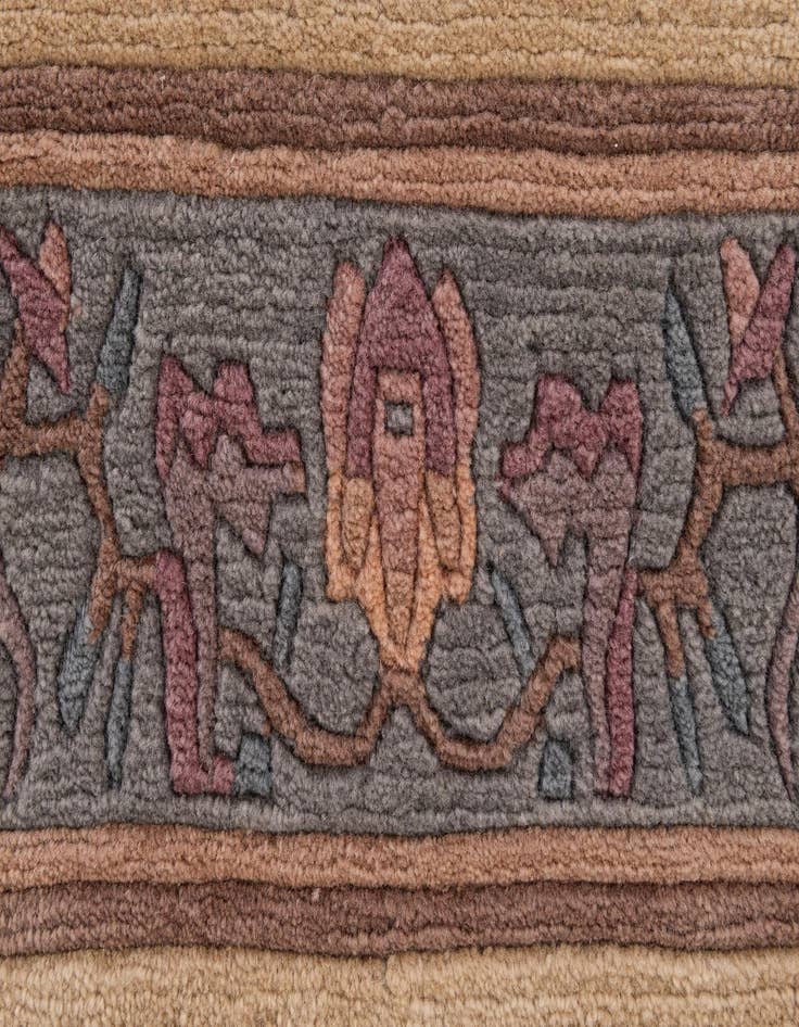 Detail image of 3' 1 x 5' 4  Hand Knotted Nepal Wool Rug