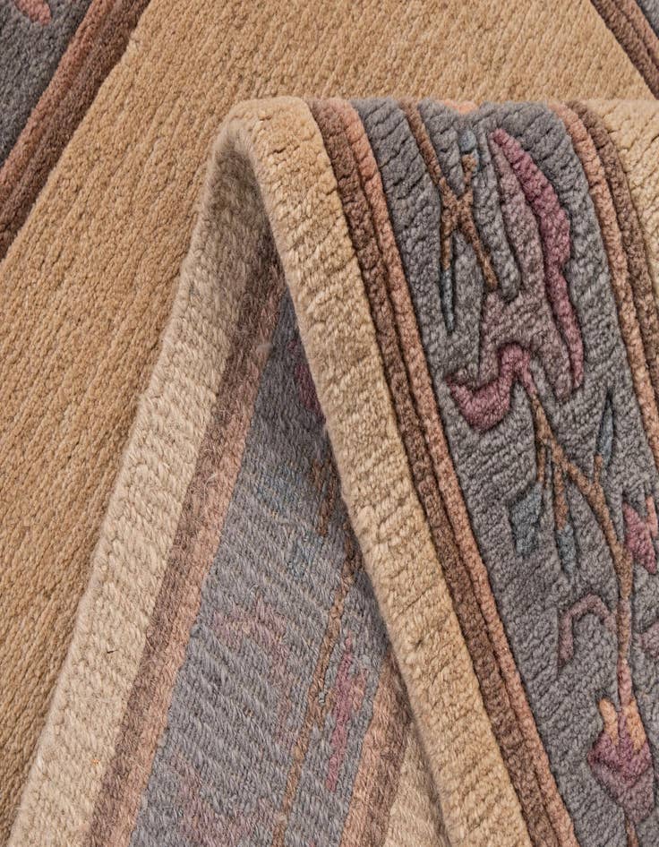 Detail image of 3' 1 x 5' 4  Hand Knotted Nepal Wool Rug