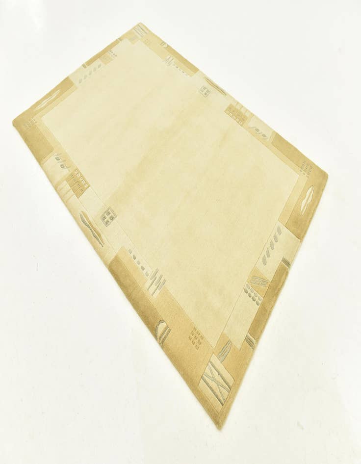 Detail image of 4' x 5' 10  Hand Knotted Nepal Wool Rug