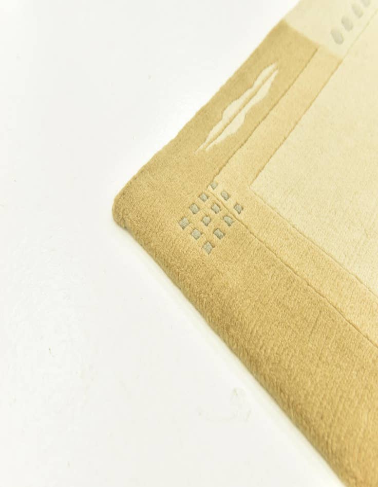 Detail image of 4' x 5' 10  Hand Knotted Nepal Wool Rug