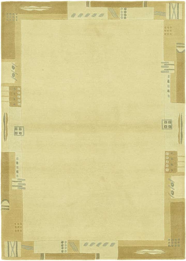 4' x 5' 10 Hand Knotted Nepal Wool Rug