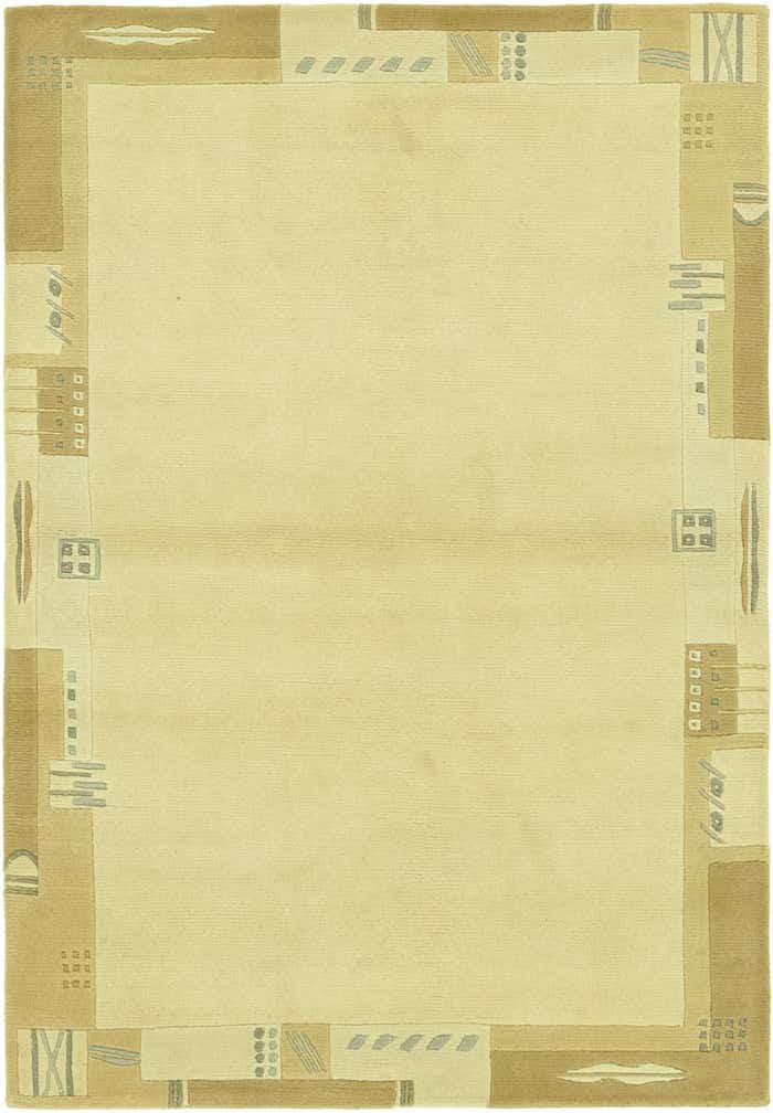 4' x 5' 10 Hand Knotted Nepal Wool Rug