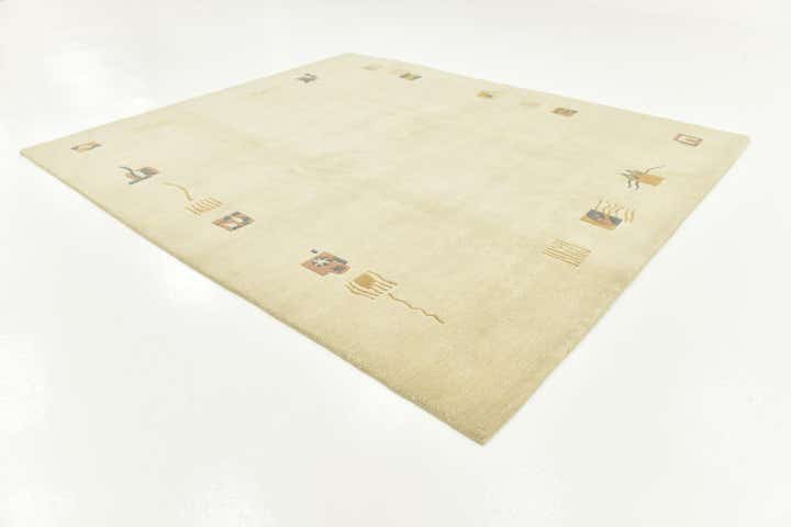 7' 8 x 9' Hand Knotted Nepal Wool Rug