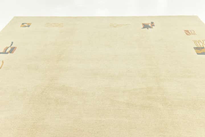 7' 8 x 9' Hand Knotted Nepal Wool Rug