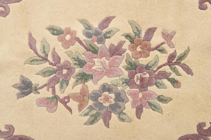 Detail image of 8' 4 x 11' 5 Hand Knotted Nepal Wool Rug