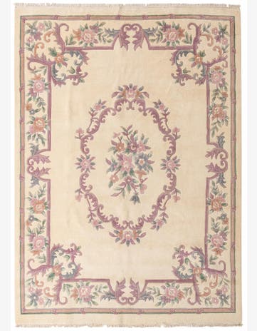 8' 4 x 11' 5 Hand Knotted Nepal Wool Rug