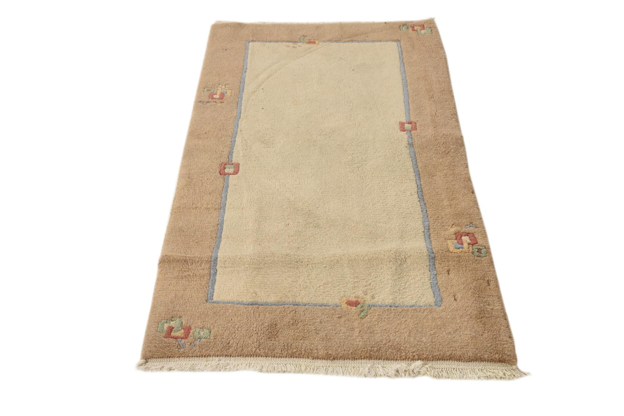 70cm x 140cm anudado a mano nepal Alfombra Lana