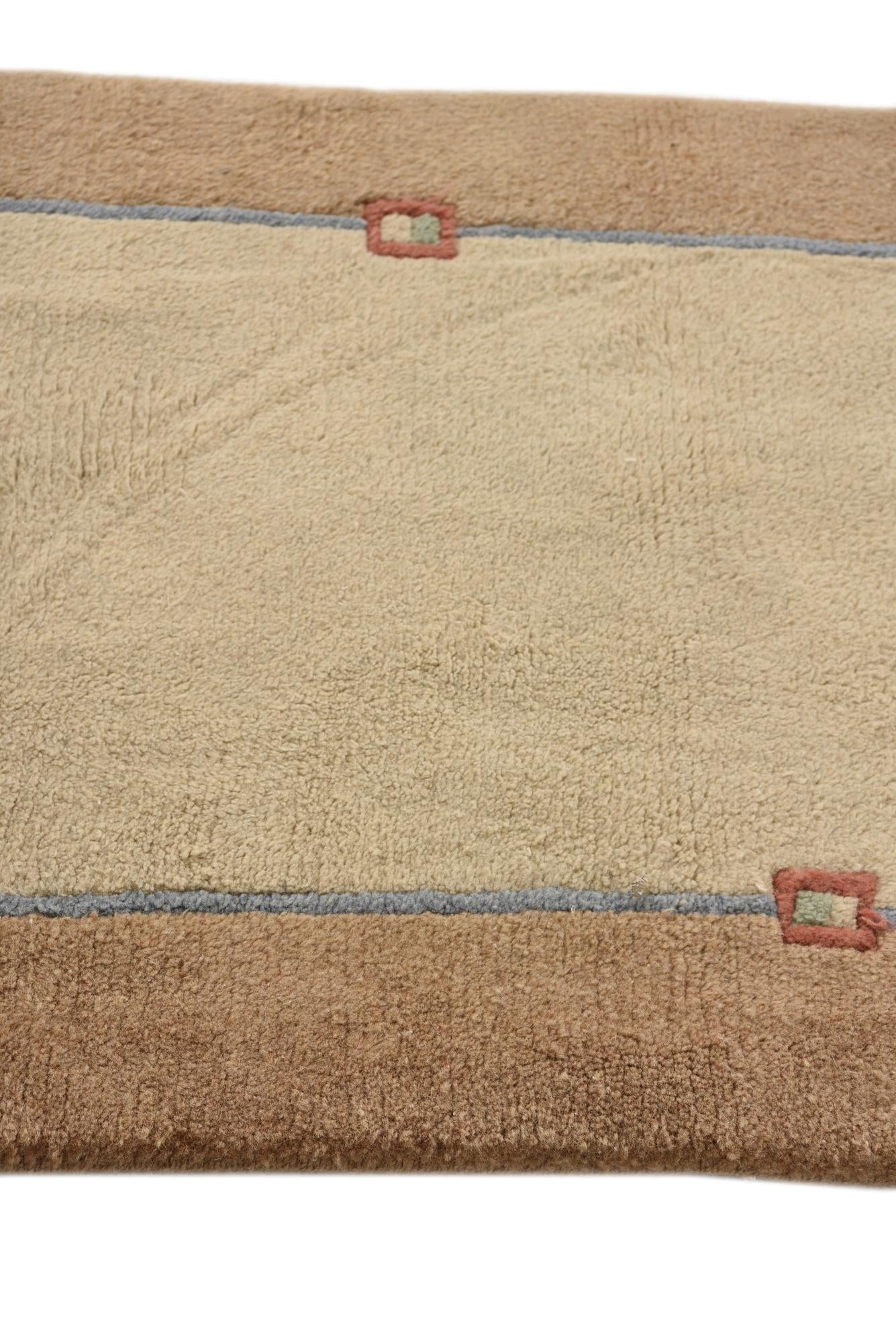 70cm x 140cm anudado a mano nepal Alfombra Lana