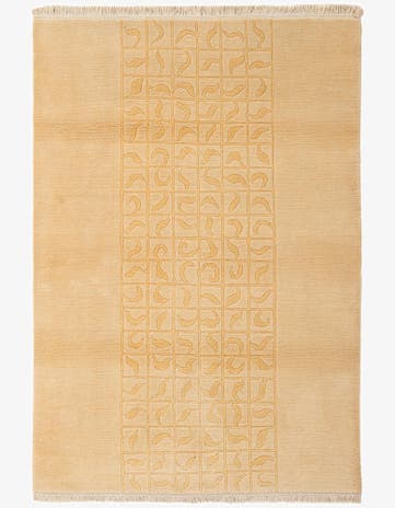 4' 1 x 5' 10 Hand Knotted Nepal Wool Rug