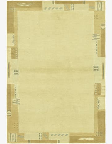 4' x 5' 10 Hand Knotted Nepal Wool Rug