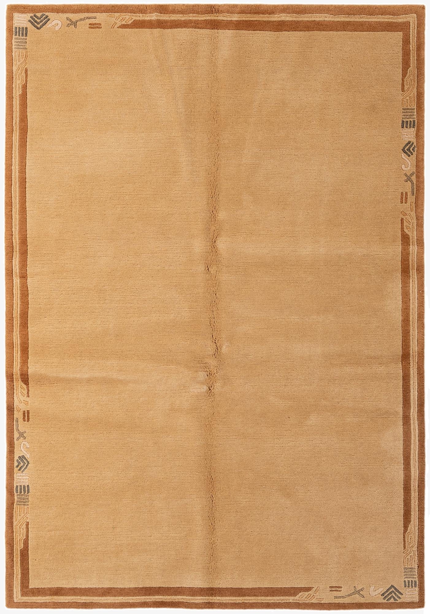 4' 8 x 6' 8  Hand Knotted Nepal Wool Rug