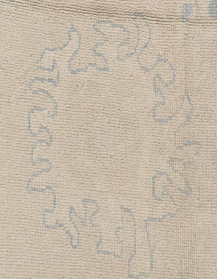 Detail image of 8' 6 x 11' 5  Hand Knotted Oushak Wool Rug