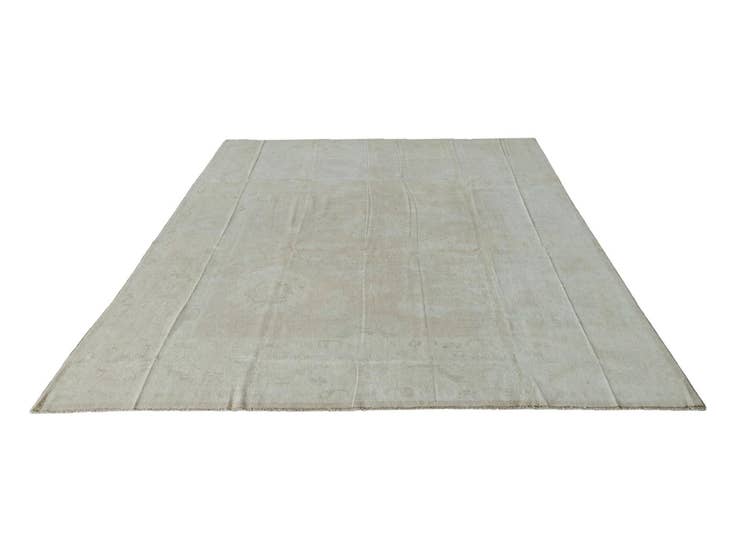 Detail image of 8' 11 x 11' 11 Hand Knotted Oushak Wool Rug