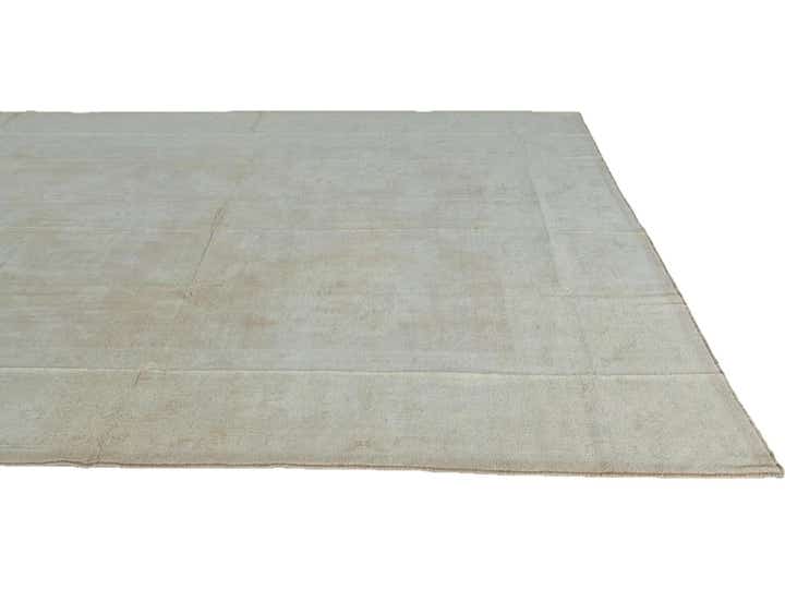 8' 11 x 11' 11 Hand Knotted Oushak Wool Rug