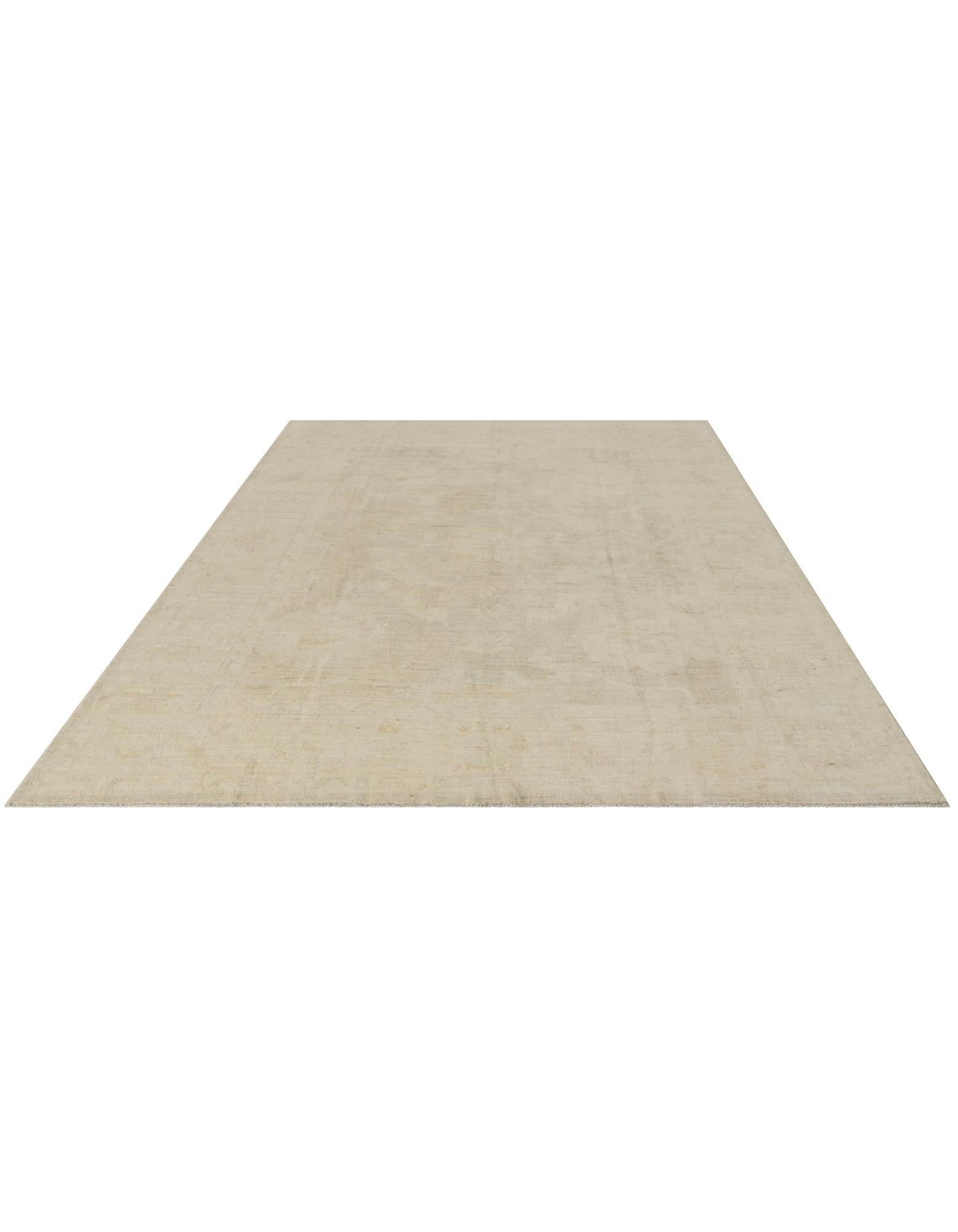 8' 7 x 12' 1 Hand Knotted Oushak Wool Rug
