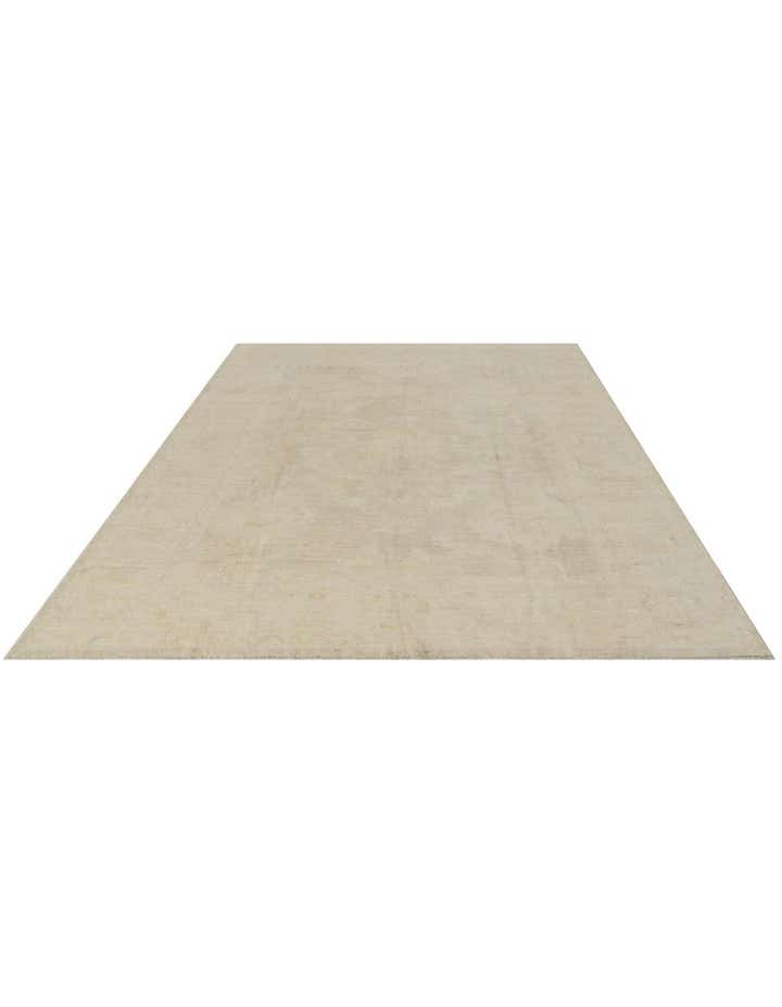 8' 7 x 12' 1 Hand Knotted Oushak Wool Rug