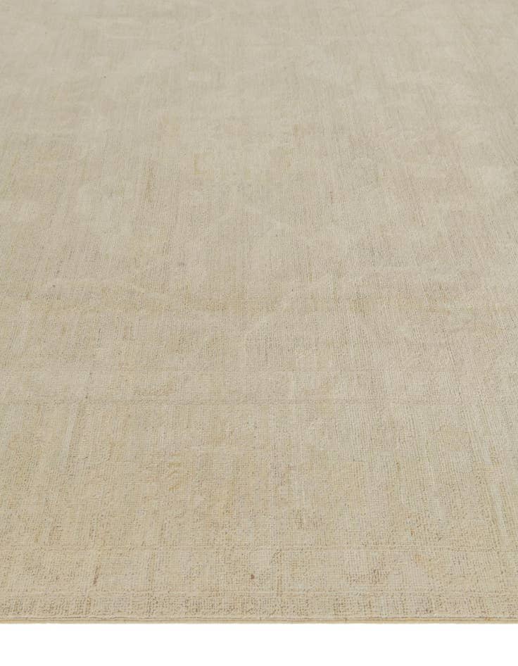 Detail image of 8' 7 x 12' 1 Hand Knotted Oushak Wool Rug