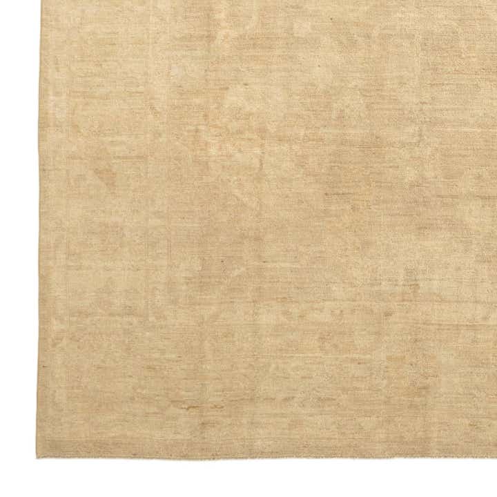 8' 7 x 12' 1 Hand Knotted Oushak Wool Rug
