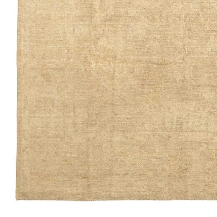 Detail image of 8' 7 x 12' 1 Hand Knotted Oushak Wool Rug
