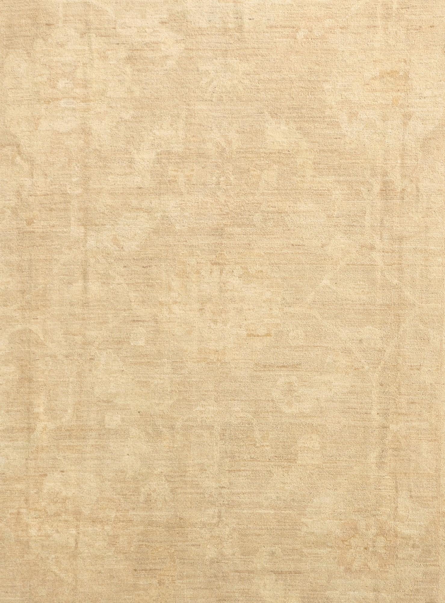 8' 7 x 12' 1 Hand Knotted Oushak Wool Rug