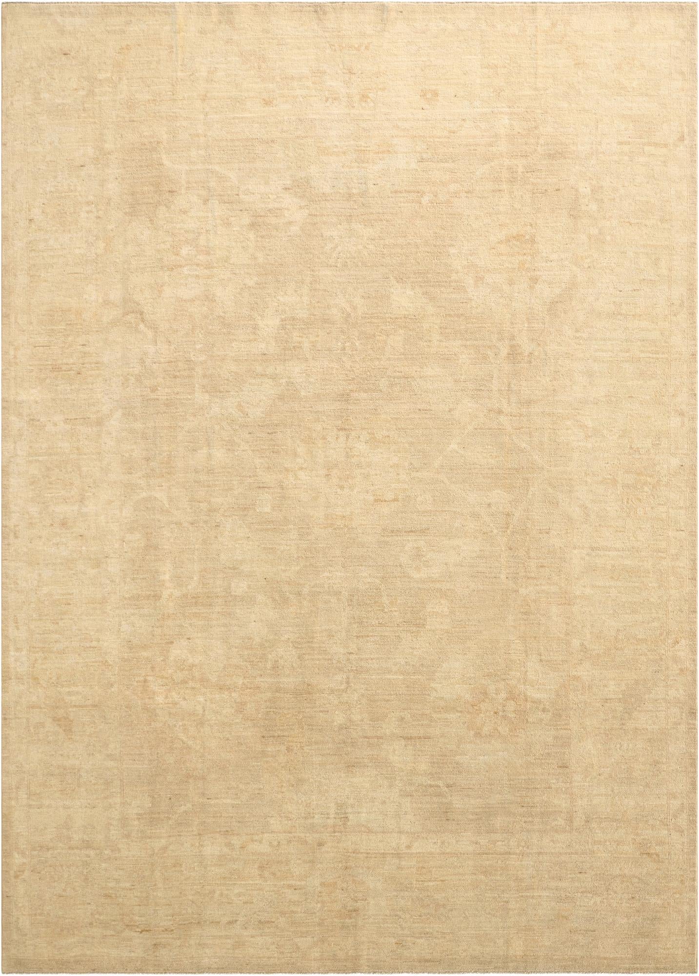 8' 7 x 12' 1 Hand Knotted Oushak Wool Rug