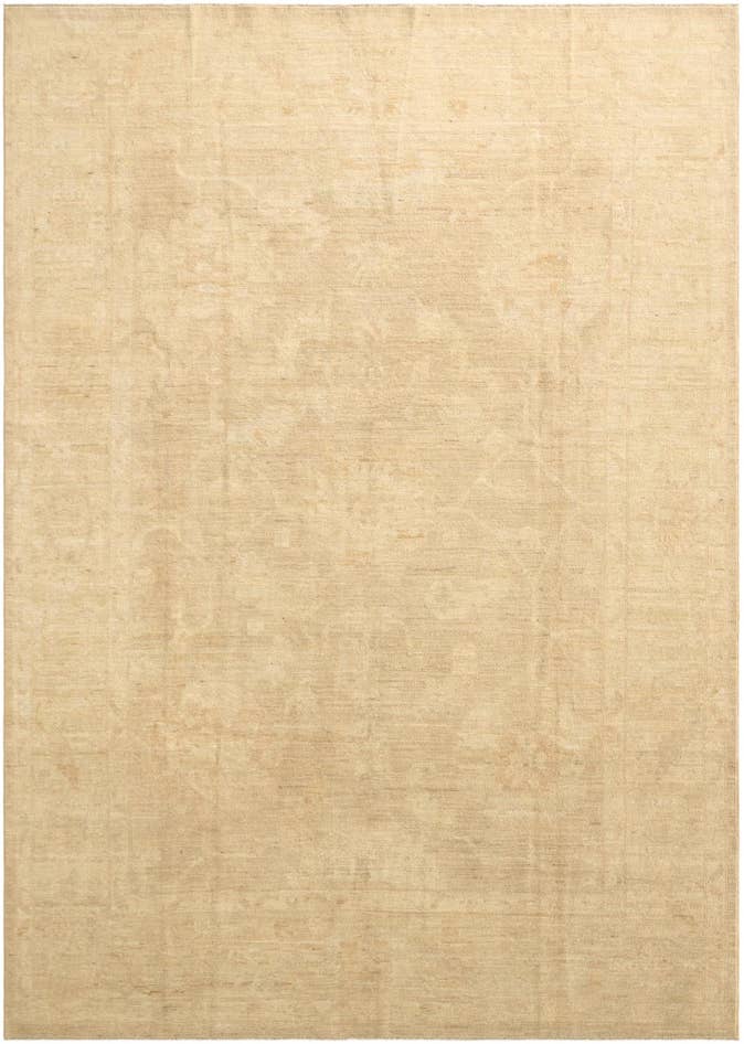 Detail image of 8' 7 x 12' 1 Hand Knotted Oushak Wool Rug