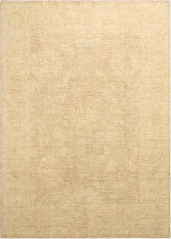 Detail image of 8' 7 x 12' 1 Hand Knotted Oushak Wool Rug