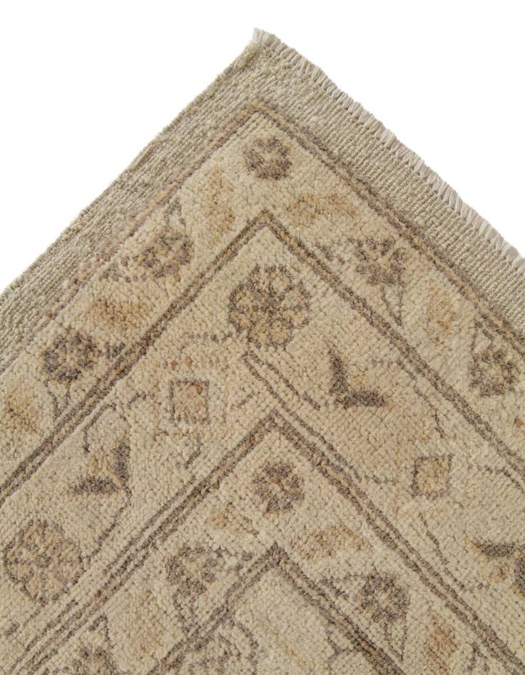 Detail image of 9' 2 x 12' 7 Hand Knotted Oushak Wool Rug