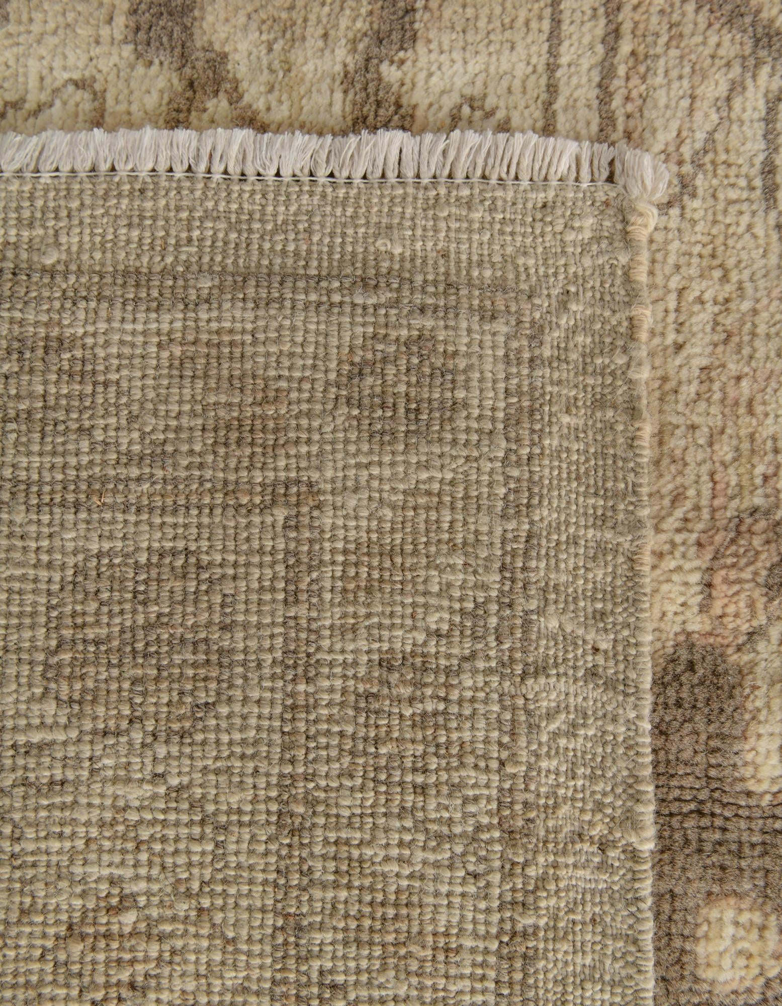280cm x 385cm Hand Knotted Oushak Wool Rug