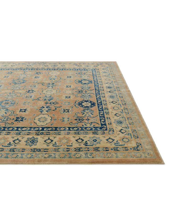 8' 2 x 9' 10 Hand Knotted Oushak Wool Rug