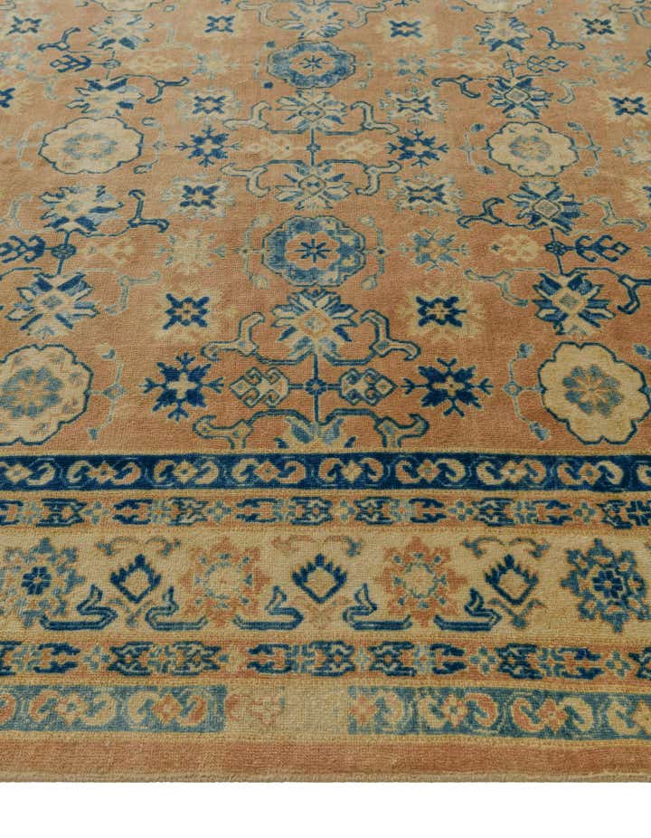 8' 2 x 9' 10 Hand Knotted Oushak Wool Rug
