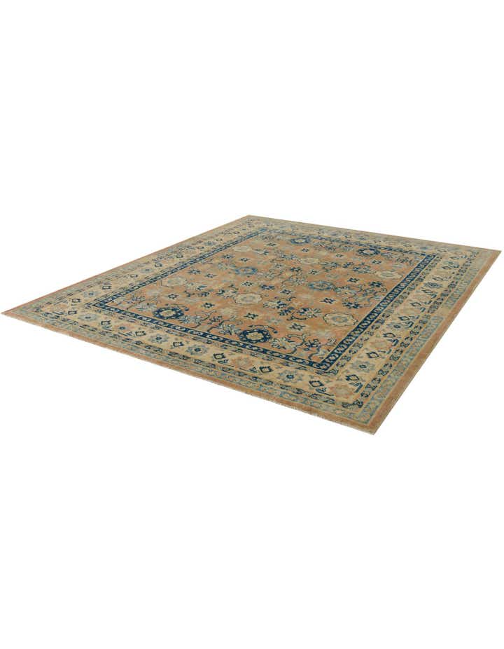8' 2 x 9' 10 Hand Knotted Oushak Wool Rug