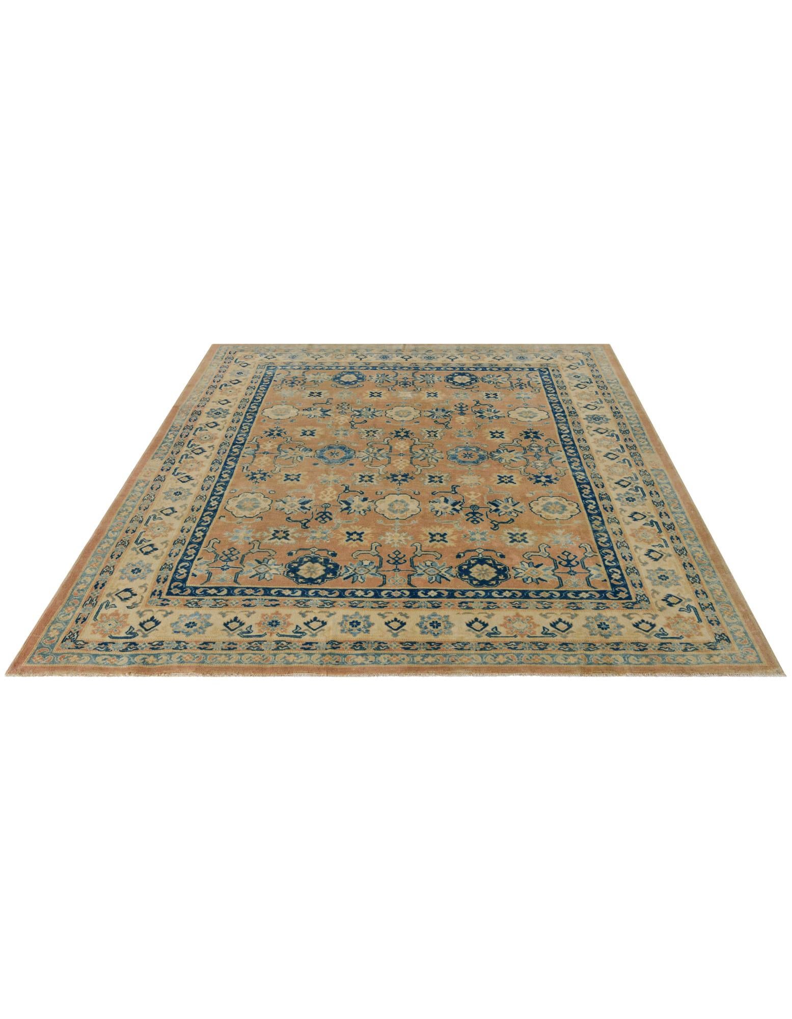 8' 2 x 9' 10 Hand Knotted Oushak Wool Rug