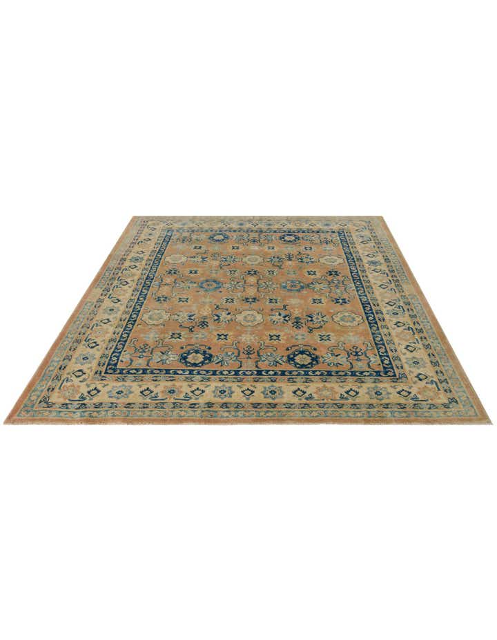 8' 2 x 9' 10 Hand Knotted Oushak Wool Rug
