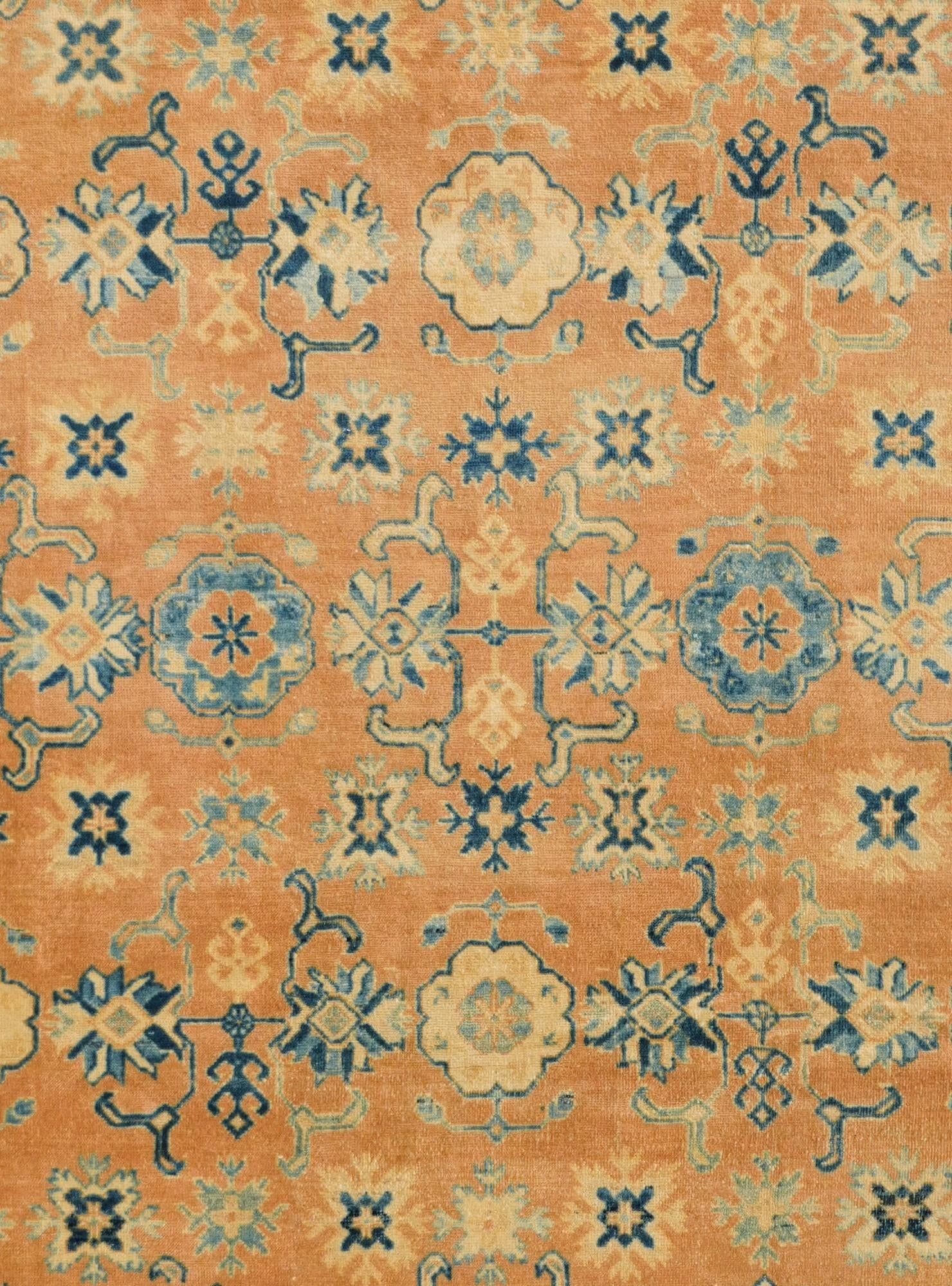 8' 2 x 9' 10 Hand Knotted Oushak Wool Rug
