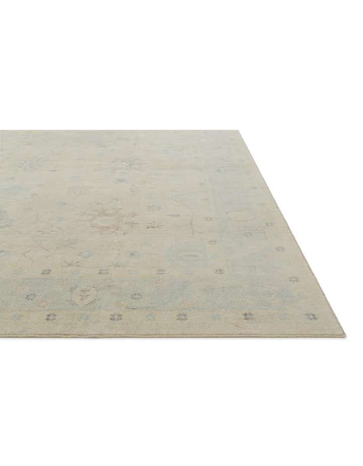 10' 5 x 13' 11 Hand Knotted Oushak Wool Rug