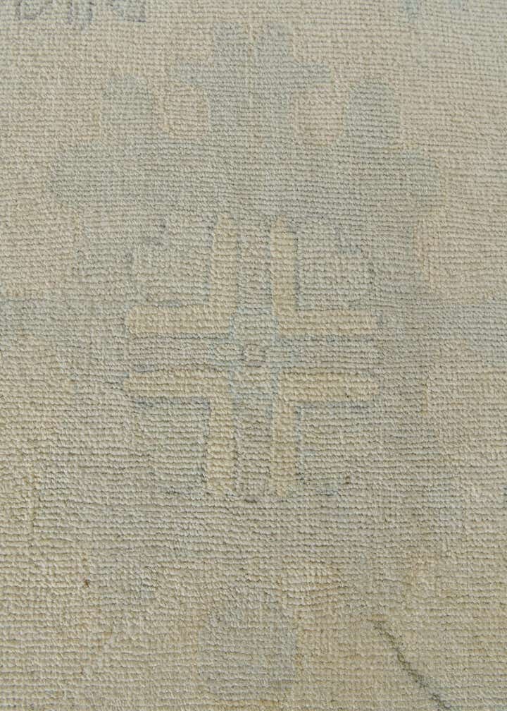 10' 5 x 13' 11 Hand Knotted Oushak Wool Rug